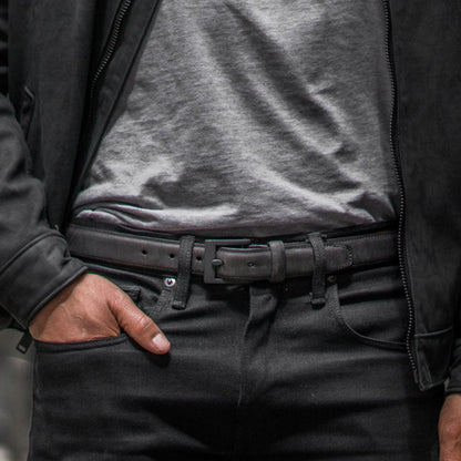 Men's Classic Leather Belt -Brown