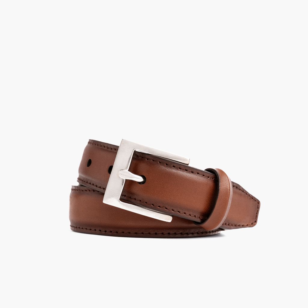 Men's Classic Leather Belt - Black