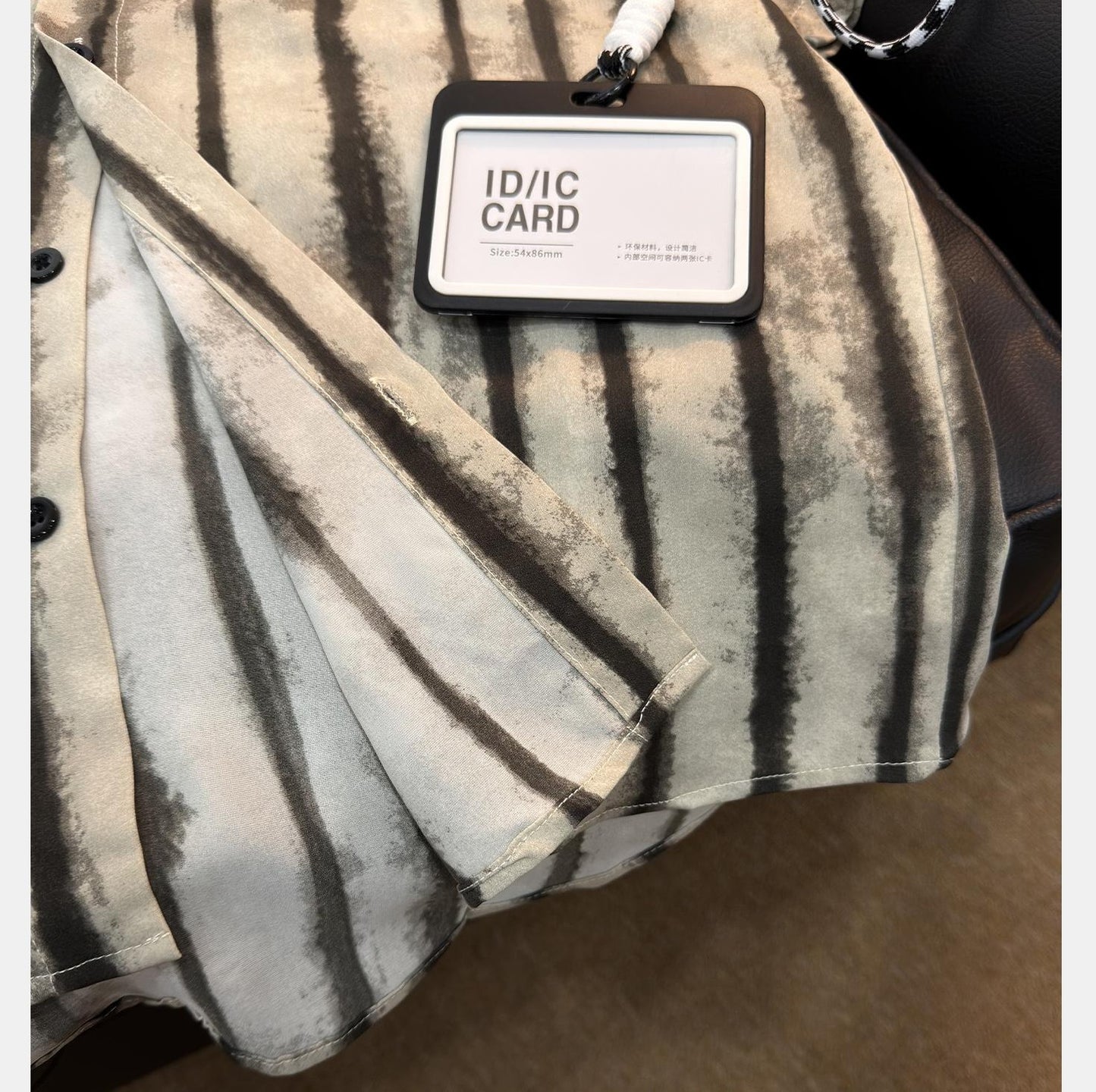Retro Striped Loose Fit Shirt